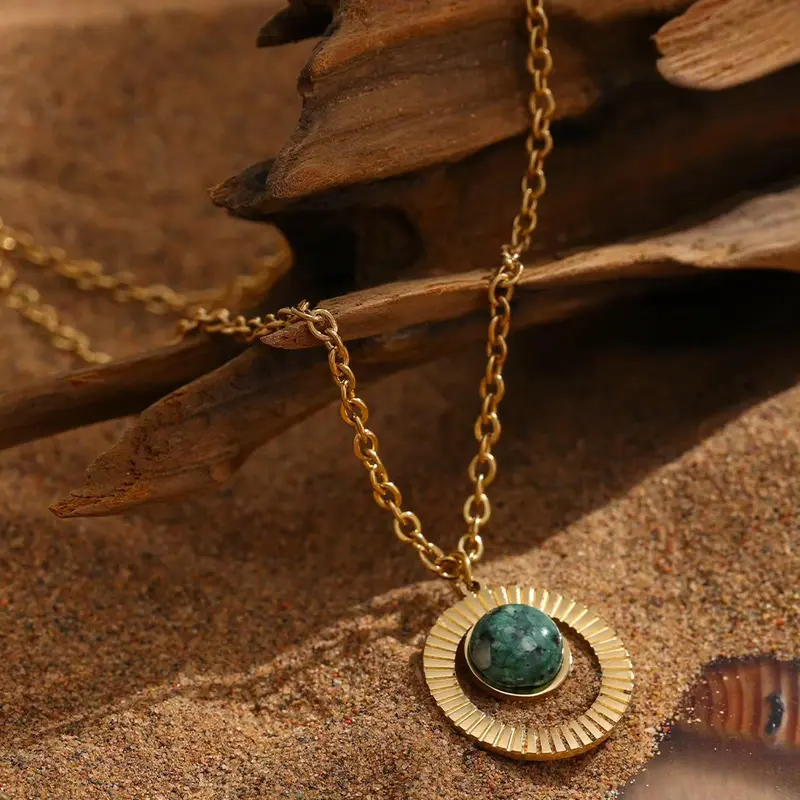 African Turquoise 🧶 Necklace