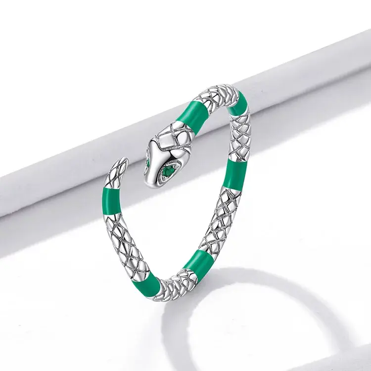 Fluorescent Green Snake 🐍 Ring