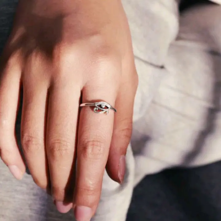 Eye of Horus 𓂀 Resizable Ring